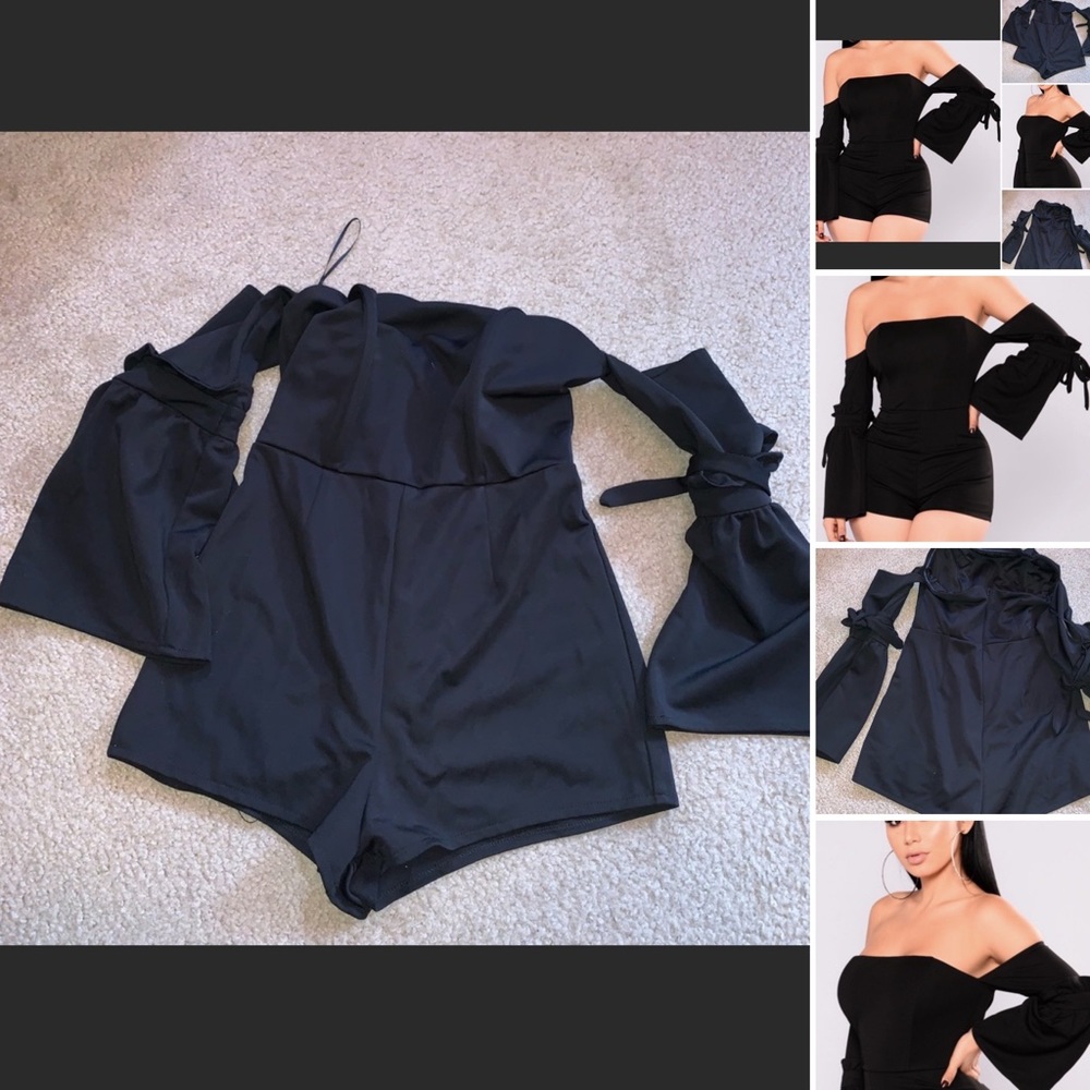 Cold Shoulder Romper - Picture 6 of 6